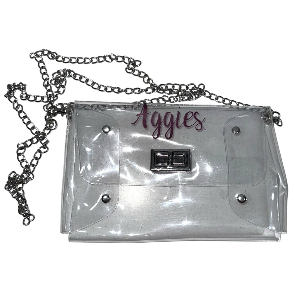 Capri Designs Clear Envelope Crossbody -Texas A&M University Aggies